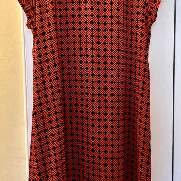 Merona Target Red Tile Print Shift Dress - Picture 2 of 7
